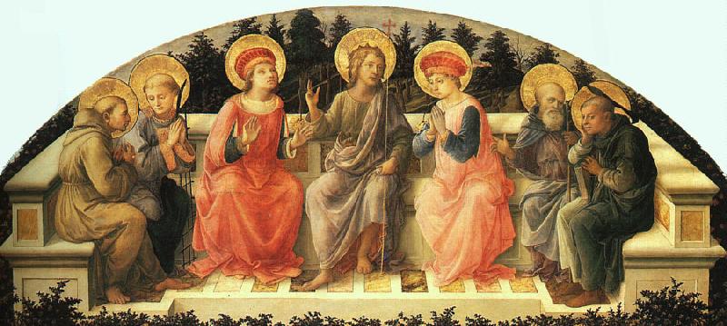 Fra Filippo Lippi Seven Saints France oil painting art